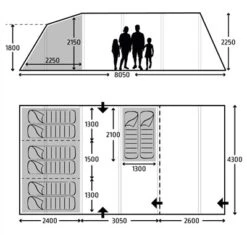 Kampa Studland 8 AIR 9120002016 -Nature Camping Store 32941 1