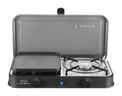 Cadac Camping Garden Table Top 2 Cook 2 Pro Deluxe QR Gas BBQ Barbecue Stove 202P1-20-QR-EU