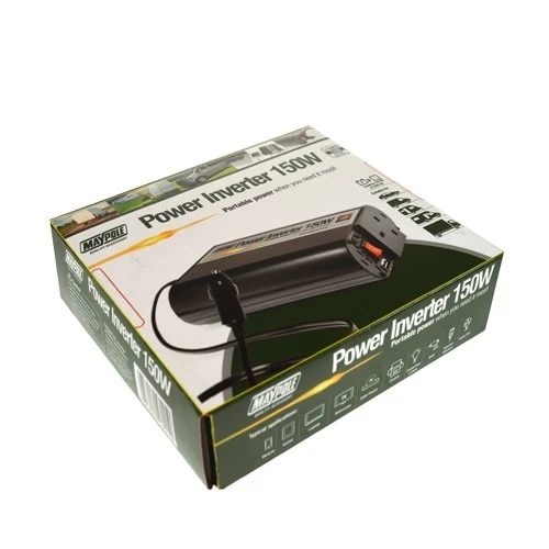 Maypole 150W 12V/230V Power Inverter With USB MP56015 4 Maypole 150W 12V/230V Power Inverter With USB MP56015 - Image 2