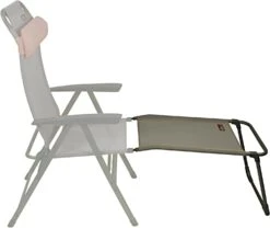 Portal Outdoor Ken Reclining Chair Grey With A Green Headrest And Stitching Complete With Anna Footrest -Nature Camping Store 61nooh5ukhl. ac sl1500 1