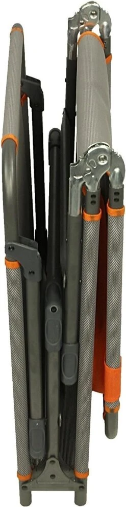 Portal Outdoor Lounger Sun Or Camping Bed Green With Orange Headrest And Stitching PT-CH-AVA -Nature Camping Store 71iyzx ylbl. ac sl1500 1