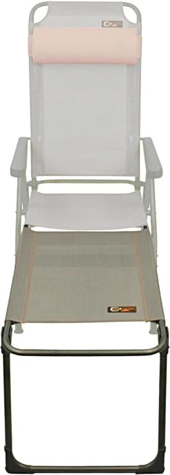 Portal Outdoor Ken Reclining Chair Grey With A Blue Headrest And Stitching Complete With Anna Footrest -Nature Camping Store 71z5drk8h7l. ac sl1500 1 1