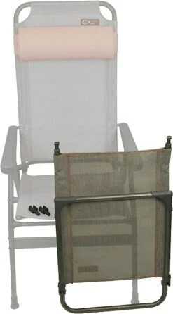 Portal Outdoor Ken Reclining Chair Grey With A Blue Headrest And Stitching Complete With Anna Footrest -Nature Camping Store 81g6uvbhrml. ac sl1500 1 1