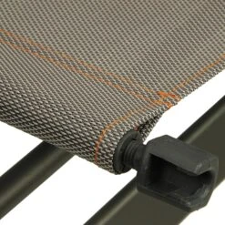 Portal Outdoor Ken Reclining Chair Grey With A Blue Headrest And Stitching Complete With Anna Footrest -Nature Camping Store 918obruxwml. ac sl1500 1 1