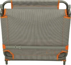 Portal Outdoor Lounger Sun Or Camping Bed Green With Orange Headrest And Stitching PT-CH-AVA -Nature Camping Store 91rslcymtll. ac sl1500 2