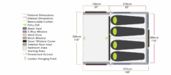 Zempire Evo TS 4 Person Inflatable Tent 2023 ZE-0207004-003 -Nature Camping Store evo ts 0207004 002 detailed features floorplan ss22