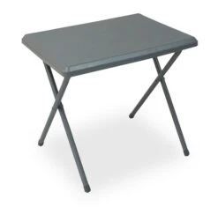 Quest Fleetwood Low Plastic Table In Grey F0018G
