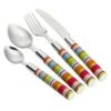 Flamefield Stripe 16 Piece Stainless Steel Cutlery Set -Nature Camping Store flamefield16pcstripescutleryset 1