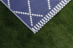 Leisurewize Piazza Outdoor Rug (Navy/Cream) - 150cm X 250cm Large GW371 8 Leisurewize Piazza Outdoor Rug (Navy/Cream) - 150cm X 250cm Large GW371 -Nature Camping Store gwrug2 image 4 of 5 1000x666 1 1