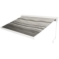 AVAILABLE INSTORE ONLY Gardenwize Full Aluminium Patio Cassette Awning Manual Wind Out Blind 300cm WIDE With A Projection Of 250cm Depth GW35200 -Nature Camping Store image 3 7 1