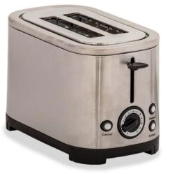 Quest Rocket Low Wattage Polished Stainless Steel Toaster 2 Slice K0038SS
