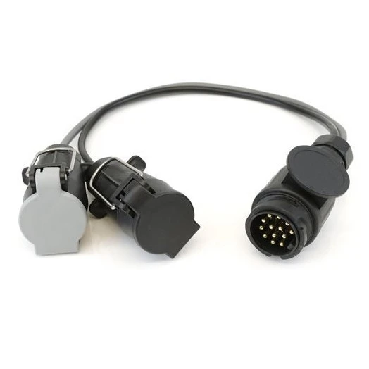 Leisurewize Twin Electric (12N/12S) Car To Caravan Adaptor LW653 3 Leisurewize Twin Electric (12N/12S) Car To Caravan Adaptor LW653