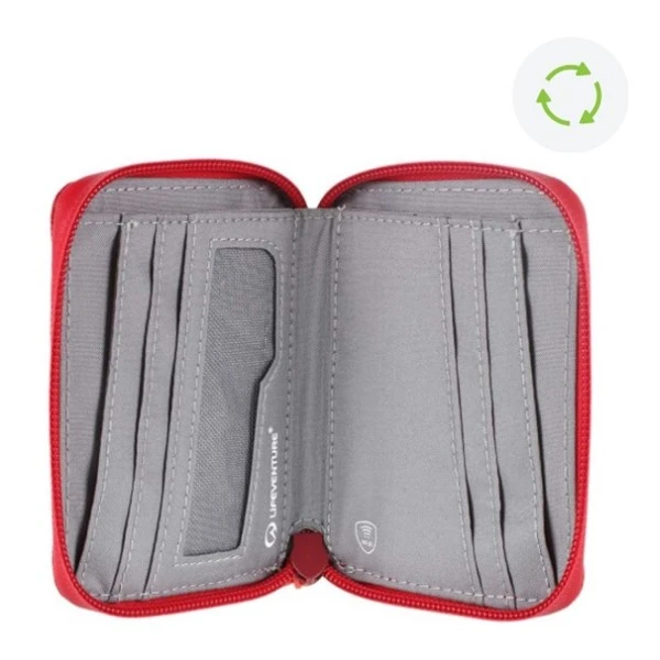 Lifeventure RFiD Bi-Fold Wallet 68725 Raspberry 5 Lifeventure RFiD Bi-Fold Wallet 68725 Raspberry - Image 3