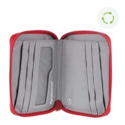 Lifeventure RFiD Bi-Fold Wallet 68725 Raspberry -Nature Camping Store lifeventure68725rfidbifoldwalletraspberryopen