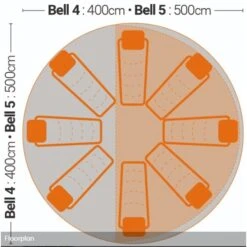 Quest Elite Bell Tent Signature 5 Metre A5001 -Nature Camping Store questelitesignature4 5mbellfp 1