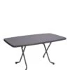 Alco Steel Folding Heavy Duty Oval/Rectangular Table 150cmx90cm Graphite R36GCG -Nature Camping Store r36gcg scaled 1