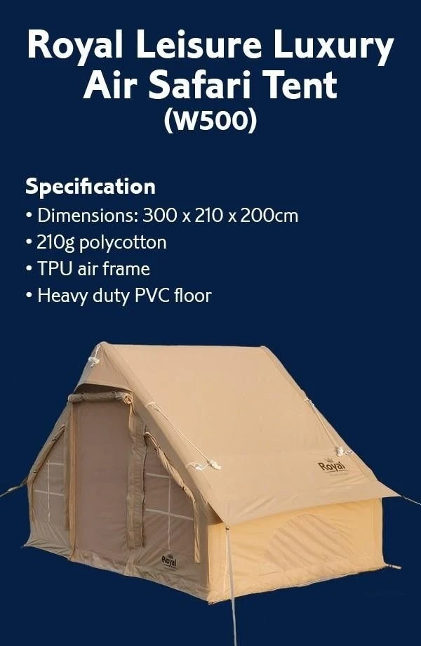 Royal Leisure Luxury Inflatable Air Safari Tent W500 5 Royal Leisure Luxury Inflatable Air Safari Tent W500 - Image 3