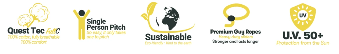 Quest Signature Windblocker Wooden Poled 100% Cotton 500 X 150cm Windbreak A5022 3 Quest Signature Windblocker Wooden Poled 100% Cotton 500 X 150cm Windbreak A5022