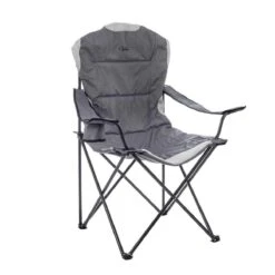 Quest CONCERT Pack Away Compact Folding Camping Festival Chair With Bag F2050 Grey