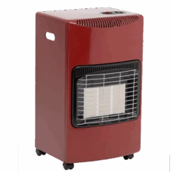 Lifestyle Household Red 3 Bar Radiant Butane Gas Cabinet Heater