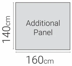 Quest ADDITIONAL Panel For Quest Windshield Pro Expert Edition Windbreak A1021 NOTE THIS IS JUST THE ADDITIONAL PANEL NOT WINDBREAK