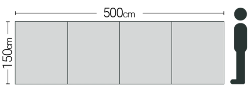 Quest Signature Windblocker Wooden Poled 100% Cotton 500 X 150cm Windbreak A5022 4 Quest Signature Windblocker Wooden Poled 100% Cotton 500 X 150cm Windbreak A5022 - Image 2