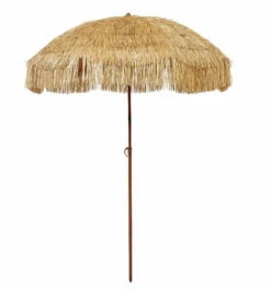 Gardenwize / Leisurewize 220cm Tiki Style Beach Tilting 34mm Stem Parasol GW348