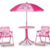 Quest Children's Kids Childs Unicorn Table Parasol & 2 Folding Chair Garden Set SP2024 -Nature Camping Store s l500 2 4 1