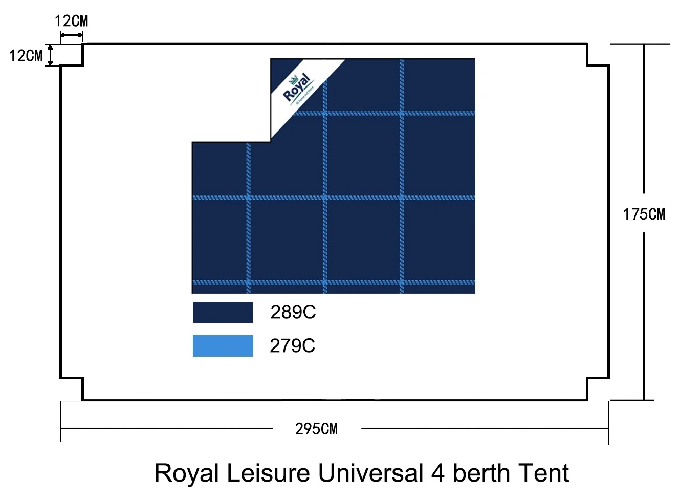Royal Leisure Universal Luxury 3 Layer Tent Carpet 295cm X 175cm (Fits Welford 4 ) W480 3 Royal Leisure Universal Luxury 3 Layer Tent Carpet 295cm X 175cm (Fits Welford 4 ) W480